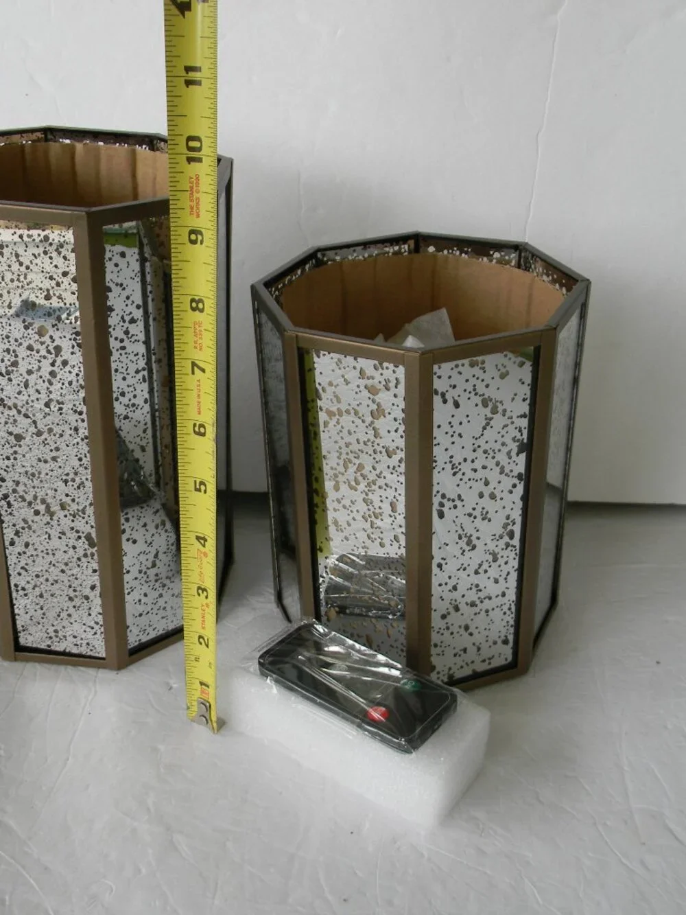NEW Home Reflections Small & Large Mercury Lantern Fairy Lights SILVER W/REMOTE